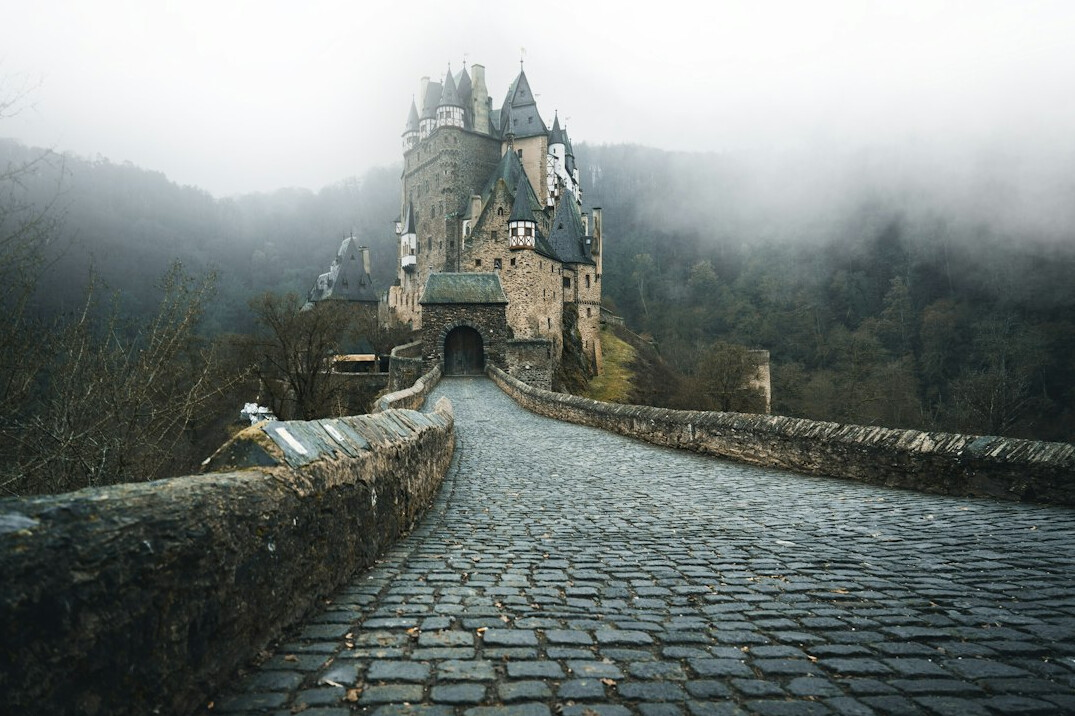neuschwanstein castle on hill